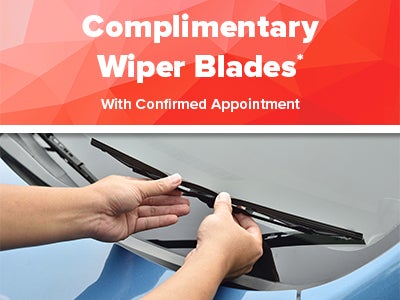 Complimentary Wiper Blades*